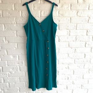 Charming Charlie midcalf length dress teal